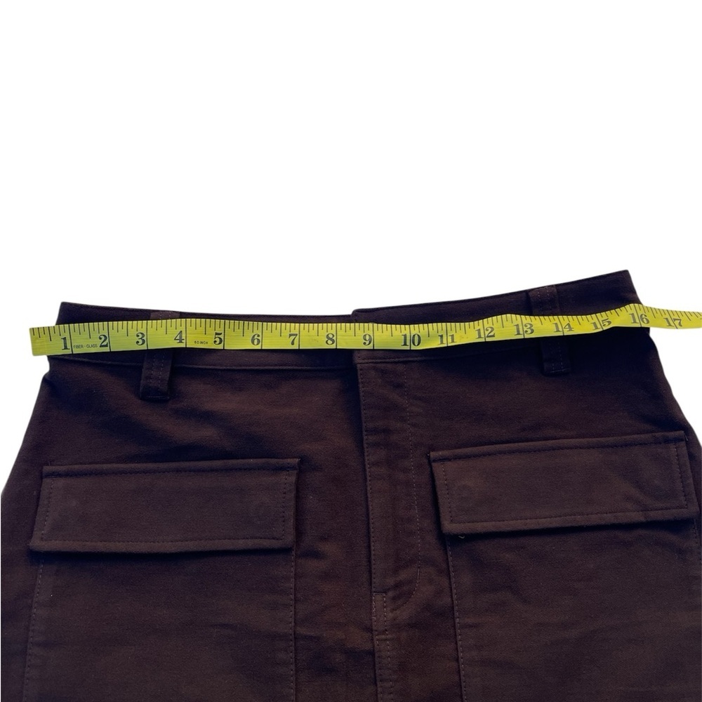 Madewell Dark Brown Mini Skirt size 2 - Picture 6 of 10